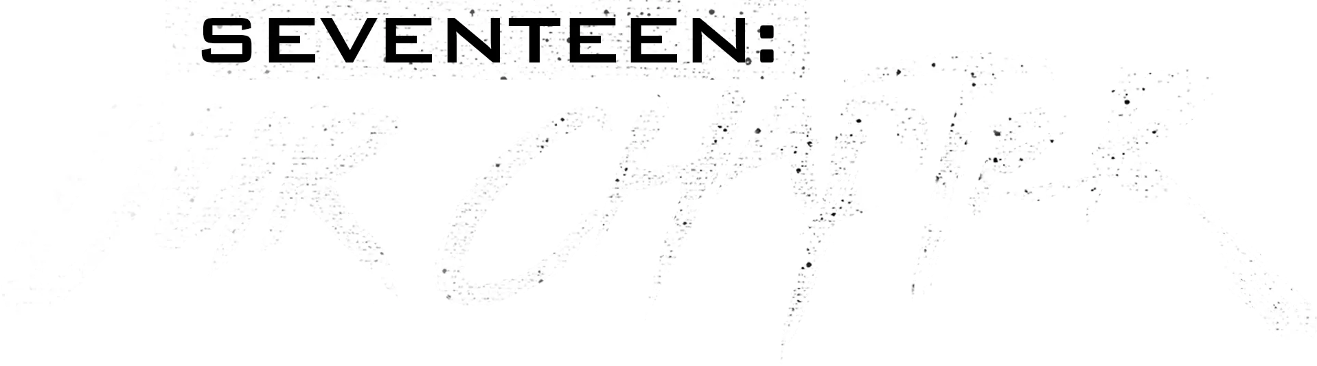 SEVENTEEN: OUR CHAPTER